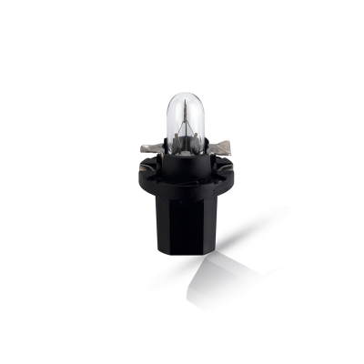 12598 LAMPARA SEÑALIZACION 12V BAX 12598 12V 1.2W BAX8,5D/2 BLACK           CP